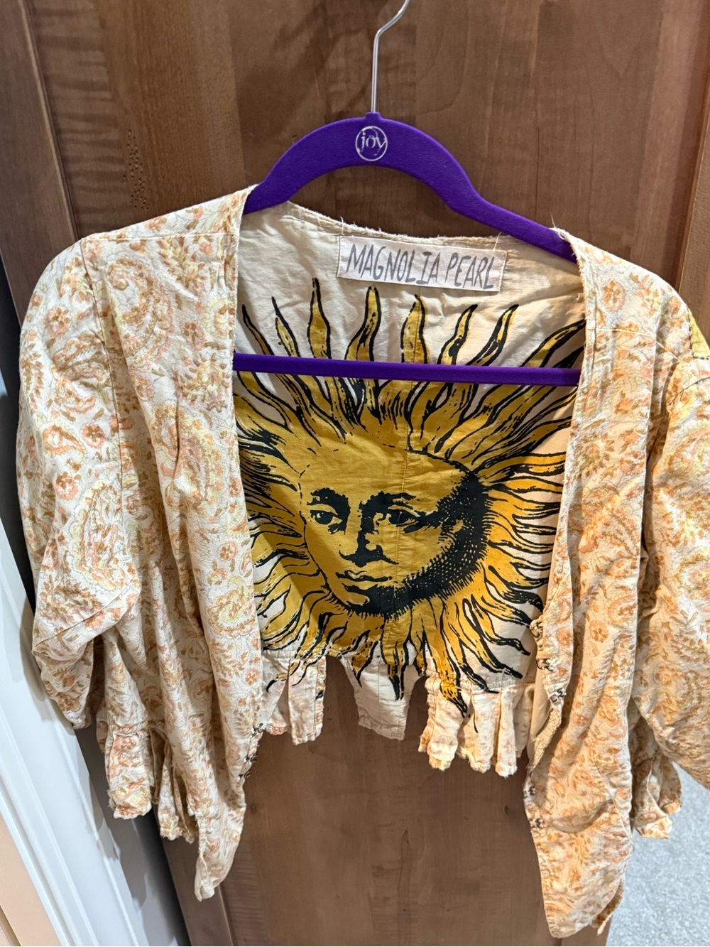 Magnolia Pearl Block Print Briar Jacket OSFM rare